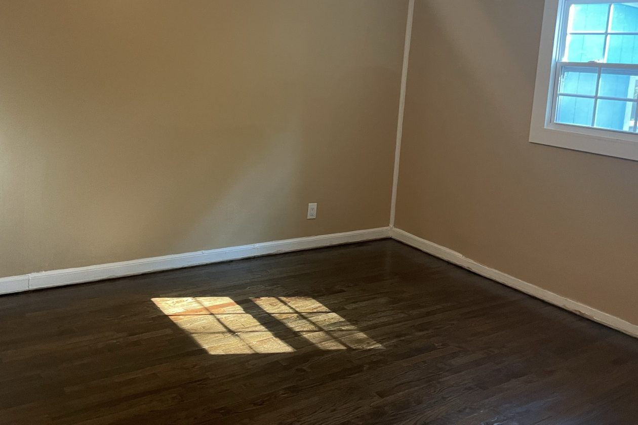 Newly installed flooring in a Columbus area home